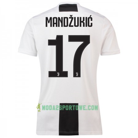 Koszulka Juventus Mandzukic 17 Domowe Stroje Piłkarskie 2018/19 Krótki Rękaw